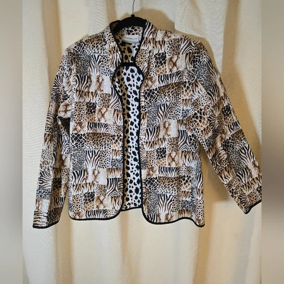 Alfred Dunner Black and Brown Blazers with Classic Style - Picture 1 of 3